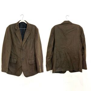 Versace brown coated Blazer
